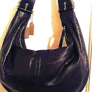 Coach soft leather hobo bag
